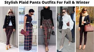 plaid pants outfit