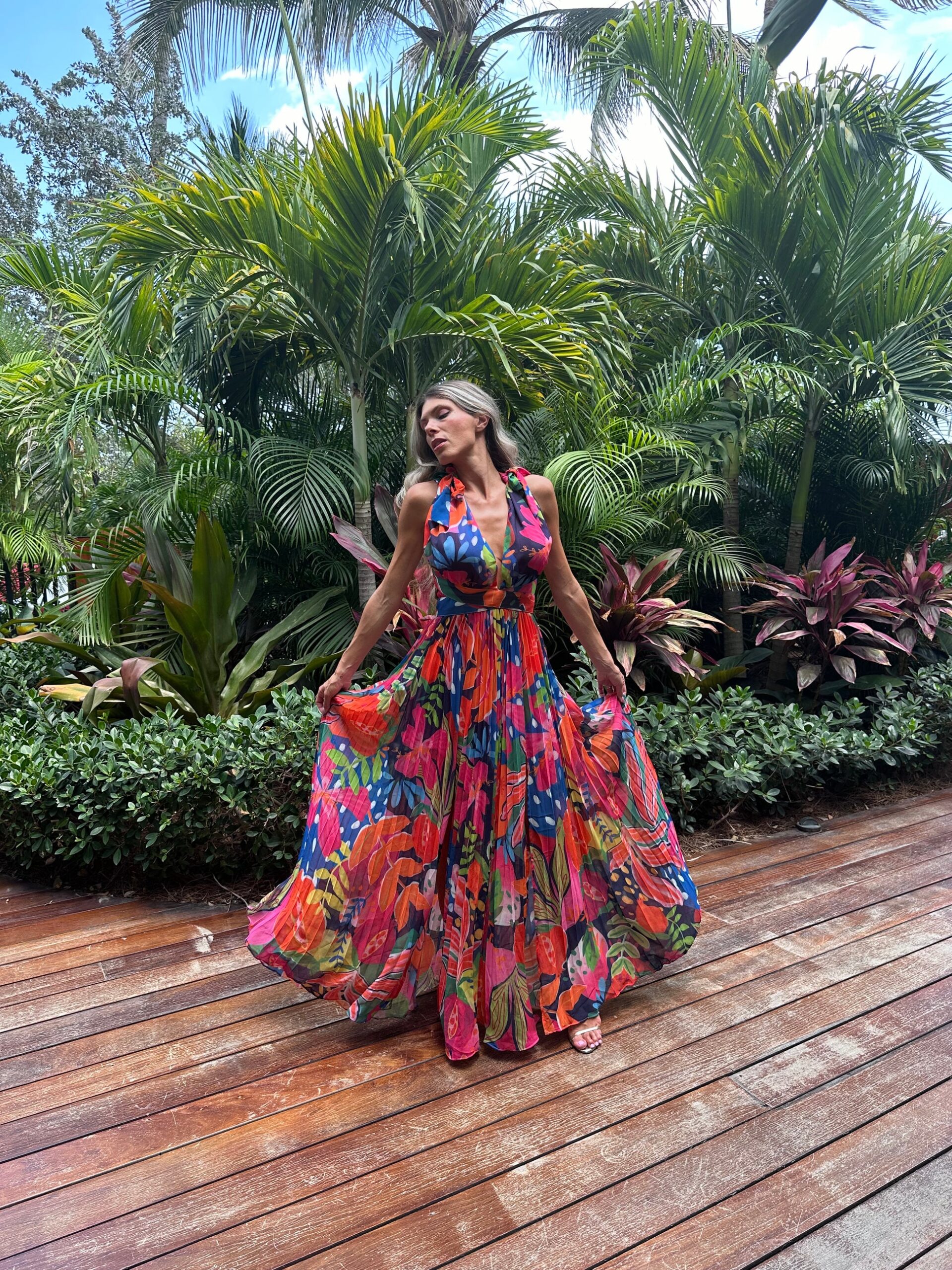 tropical dress